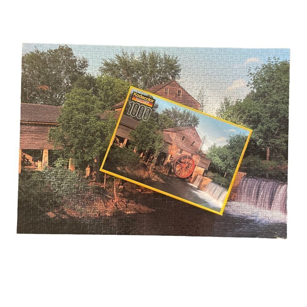 Tennessee Mill Jigsaw Puzzle 1000 Pieces Kodacolor Vintage Complete 21100